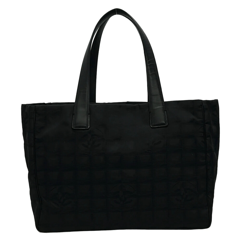 Chanel New Travel Line Tote Mm Black #344947C57B